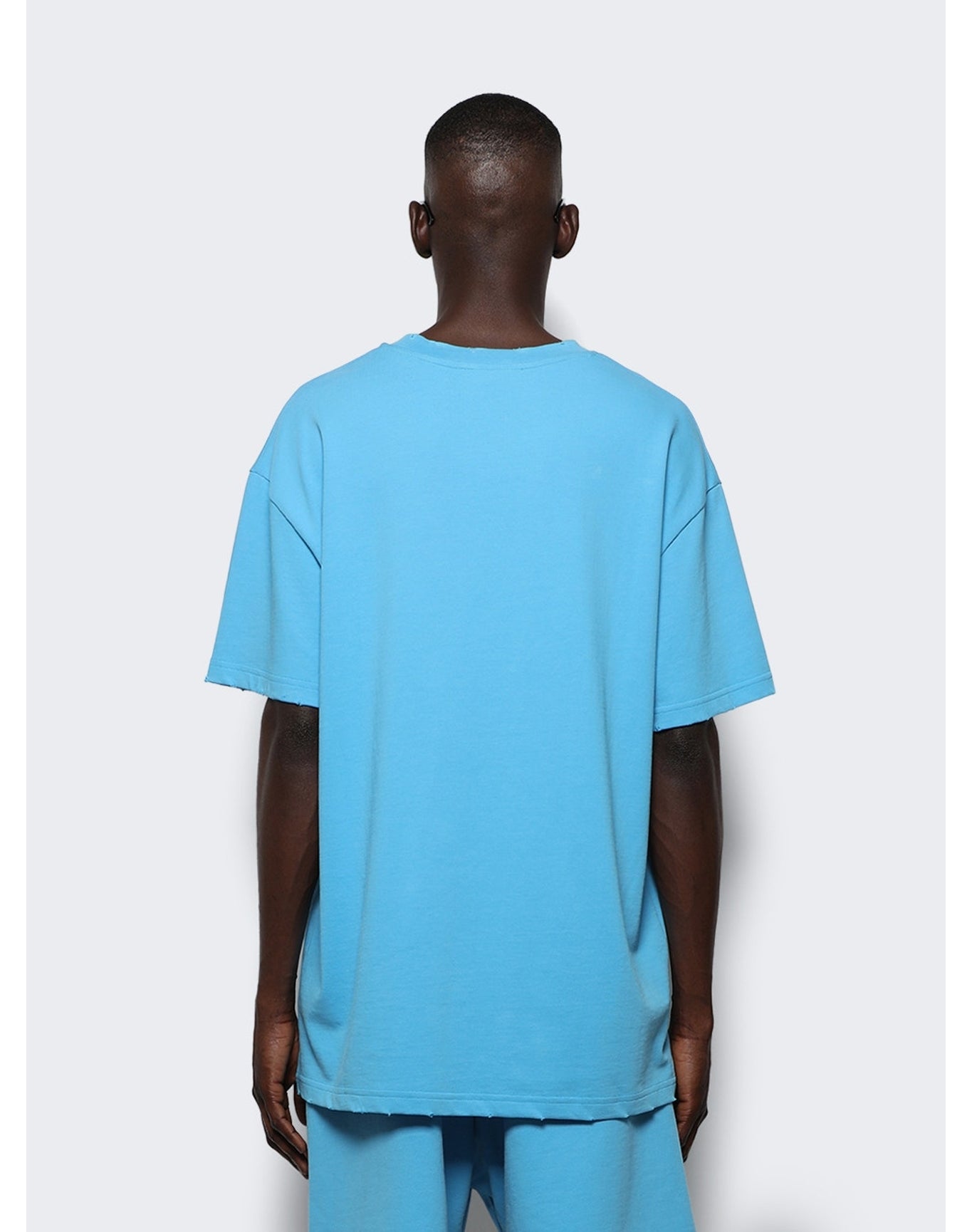 Members of the Rage | Men | Distressed Logo T-shirt | Turquoise
