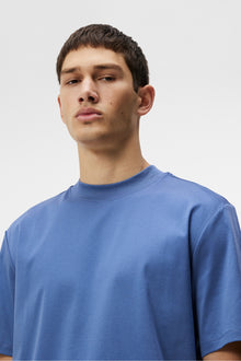 Men | Ace Mock Neck T-Shirt | Bijou Blue