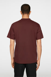 Men | Ace Mock Neck T-Shirt | Bitter Chocolate