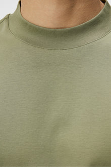Men | Ace Mock Neck T-Shirt | Oil Green