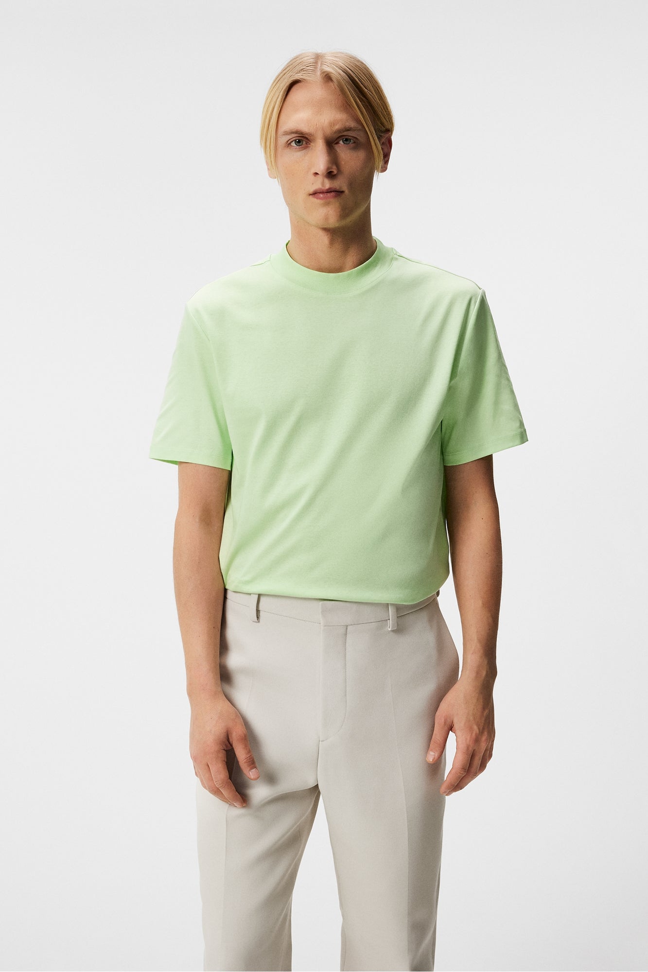Men | Ace Mock Neck T-Shirt | Paradise Green
