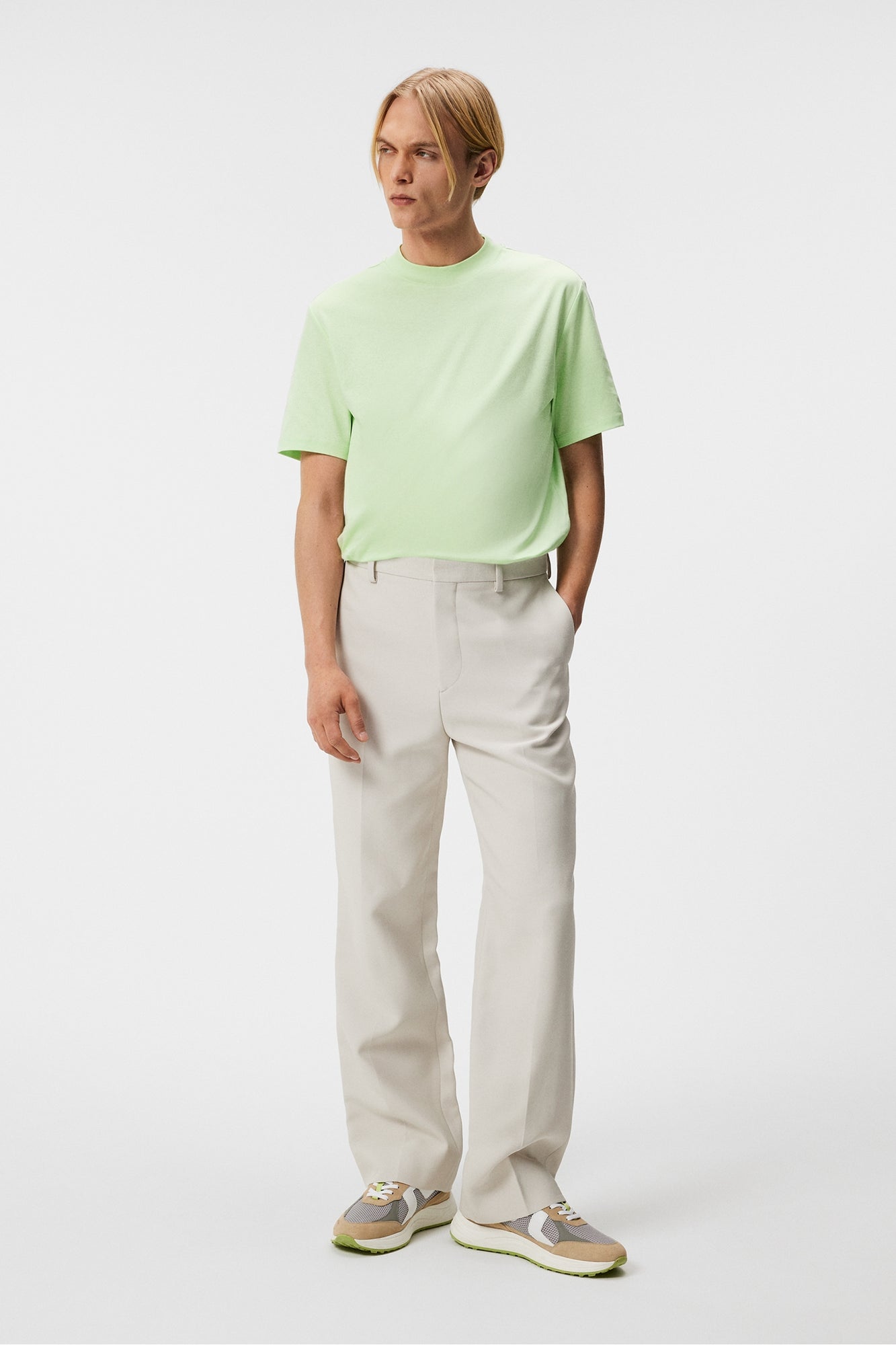 Men | Ace Mock Neck T-Shirt | Paradise Green