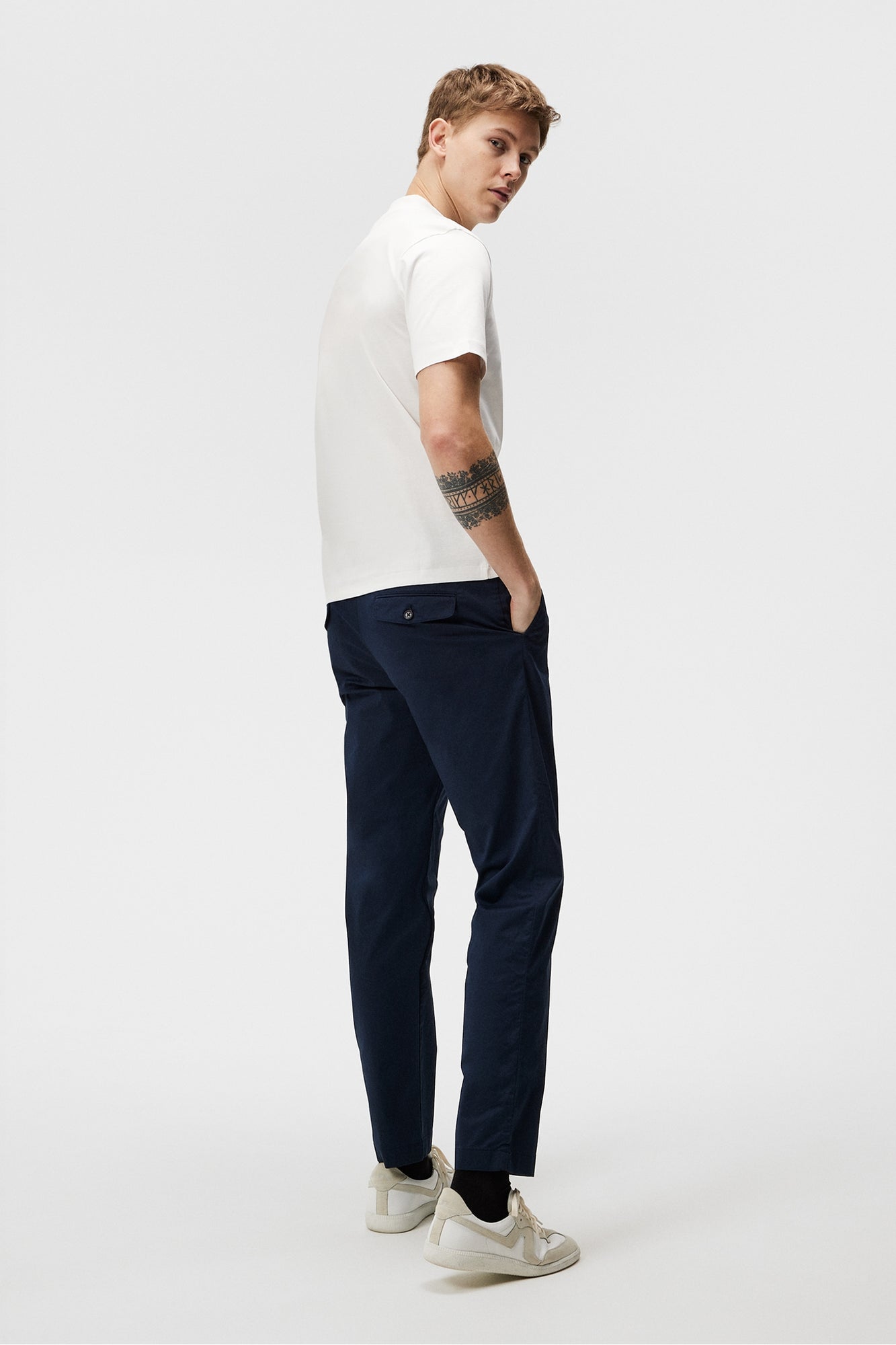 Men | Ace Mock Neck T-Shirt | White