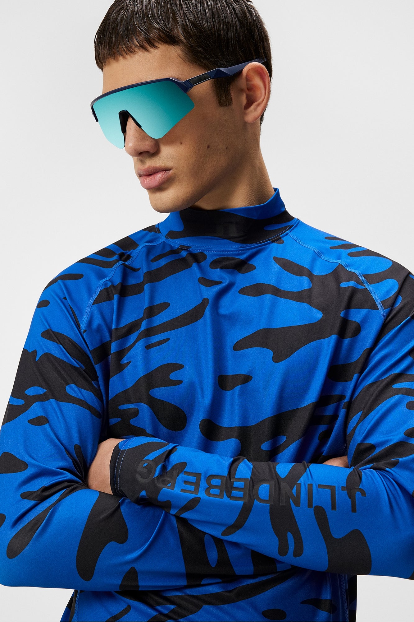 Men | Aello Soft Compression Print | Neptune Nautical Blue