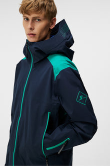Men | Aerial Blocked Shell Jacket | JL Navy