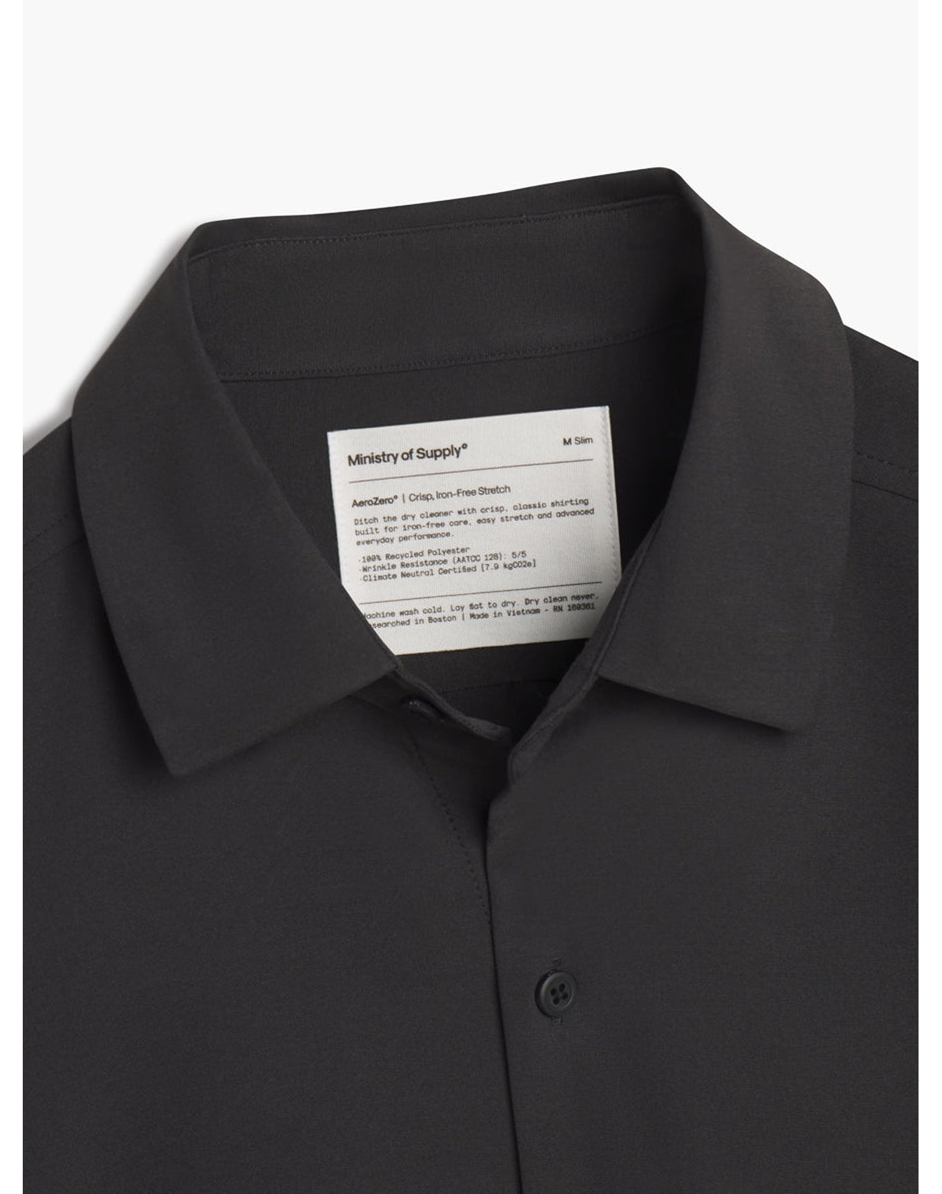 Men | AeroZero Dress Shirt | Black