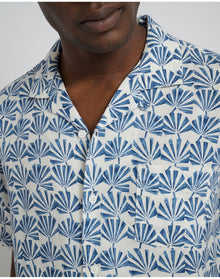 Men | Air Linen Vacation Shirt | Dark Blue