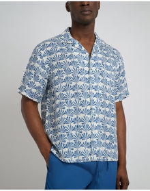 Men | Air Linen Vacation Shirt | Dark Blue