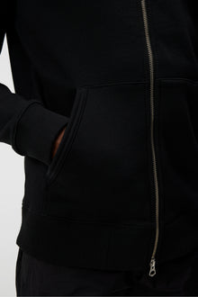 Men | Alpha Zip Hood | Black