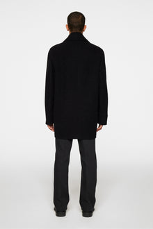 Men | Arno Double Breasted Coat | Black