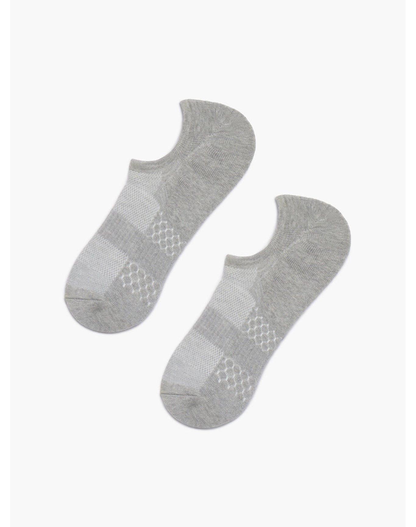 Men | Atlas No Show Sock | Pale Grey Heather