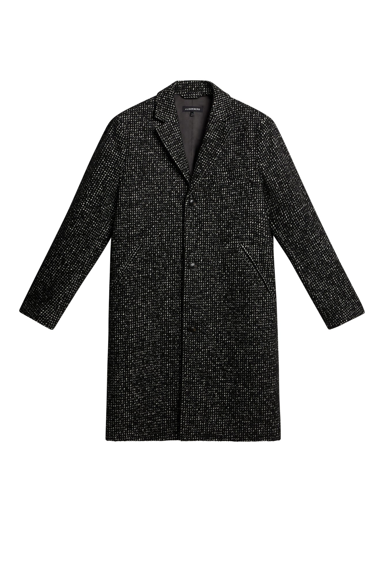 Men | August Wool Coat | Black
