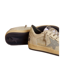 Men | Ball Star Ltd Leather & Suede with Crocodile Print Leather Star | Ice x White x Light Blue x Talco