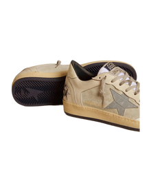 Men | Ball Star Ltd Leather & Suede with Crocodile Print Leather Star | Ice x White x Light Blue x Talco