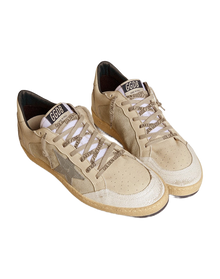 Men | Ball Star Ltd Leather & Suede with Crocodile Print Leather Star | Ice x White x Light Blue x Talco