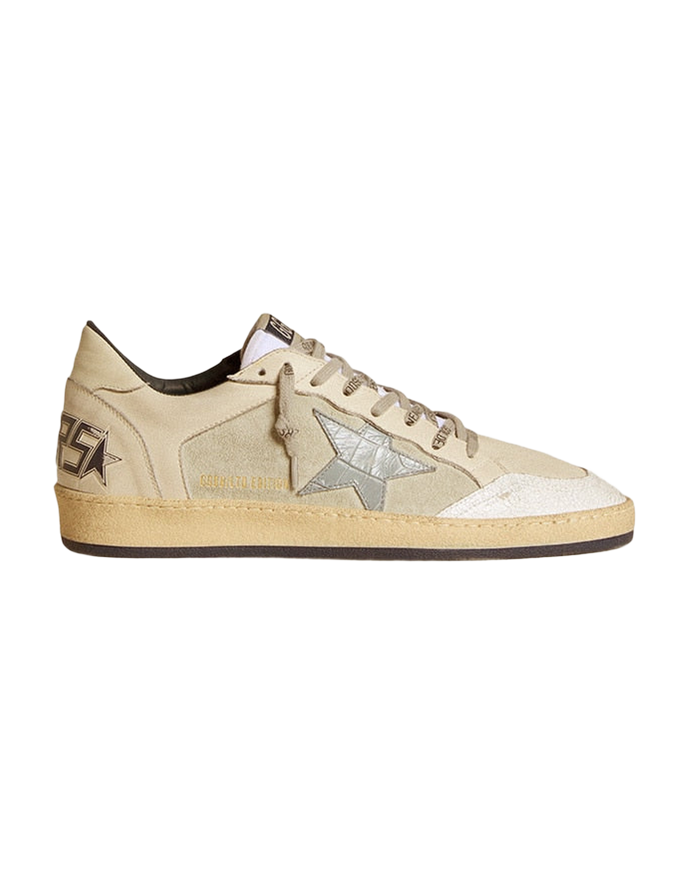 Men | Ball Star Ltd Leather & Suede with Crocodile Print Leather Star | Ice x White x Light Blue x Talco