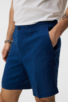 Men | Baron Linen Shorts | Estate Blue