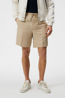 Men | Baron Tencel Linen Shorts | Safari Beige