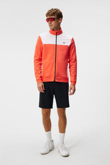 Men | Bennett Mid Layer | Hot Coral