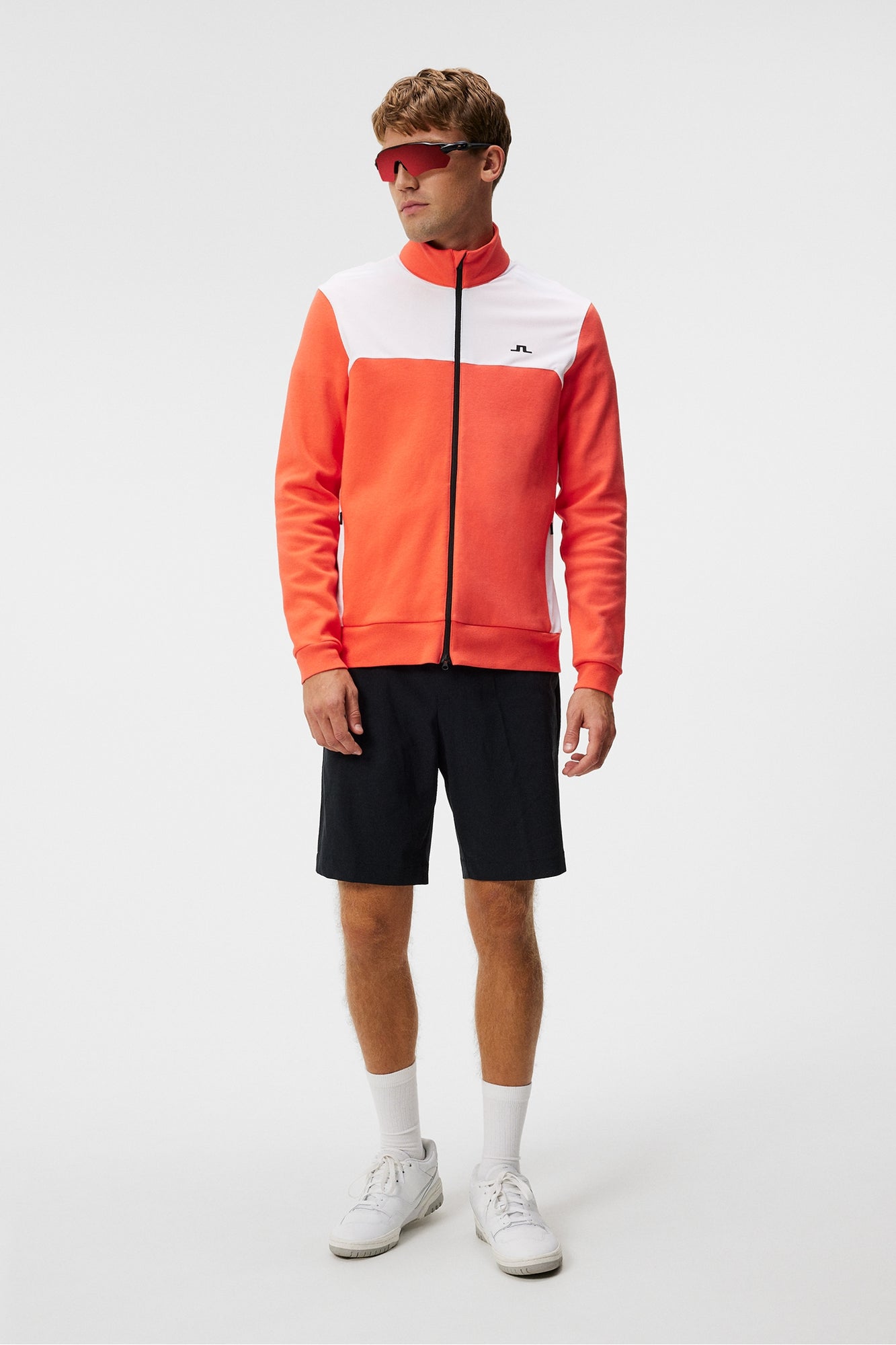 Men | Bennett Mid Layer | Hot Coral
