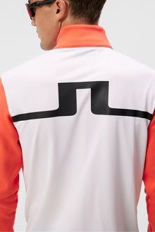 Men | Bennett Mid Layer | Hot Coral