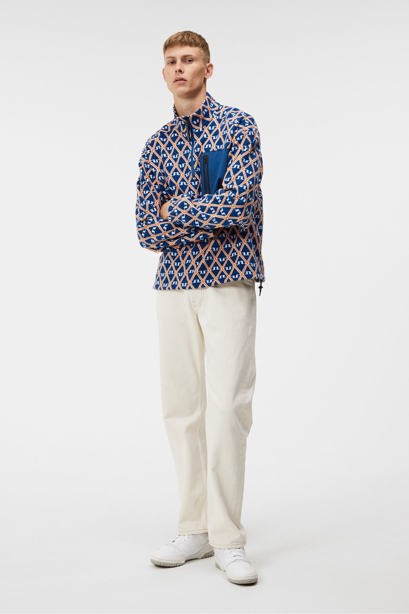 Men | Blade Mid Layer | Estate Blue Diamond