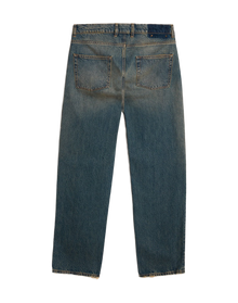 Men | Blue Jeans with A Lived-In Treatment | Blue