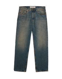 Men | Blue Jeans with A Lived-In Treatment | Blue