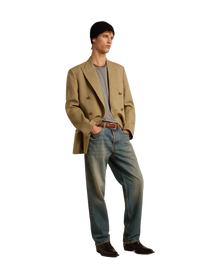 Men | Blue Jeans with A Lived-In Treatment | Blue