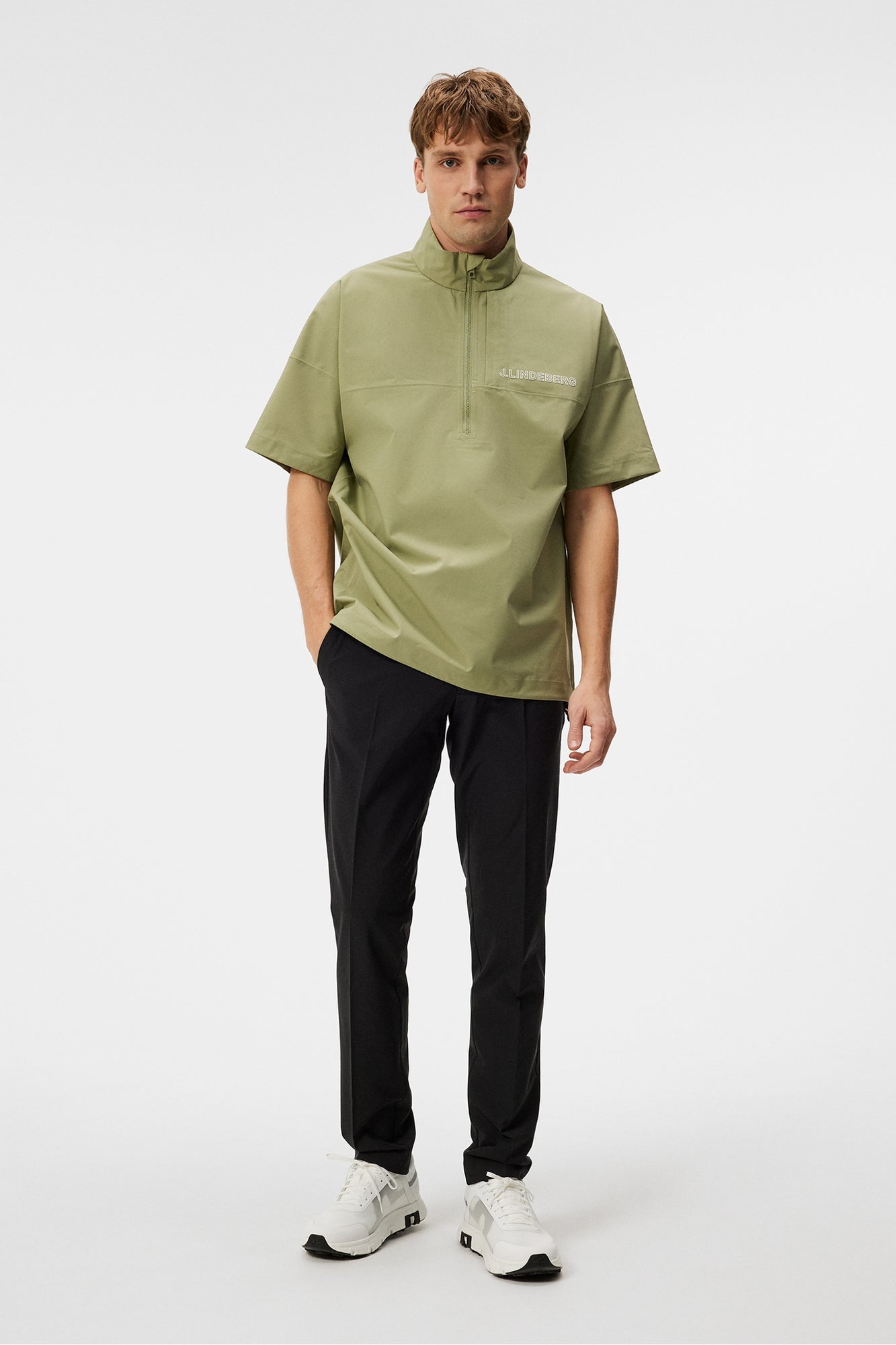 Men | Bridge Rain Shirt | Oil Green