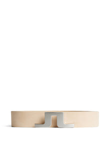 Men | Bridger Nubuck Leather Belt | Moonbeam