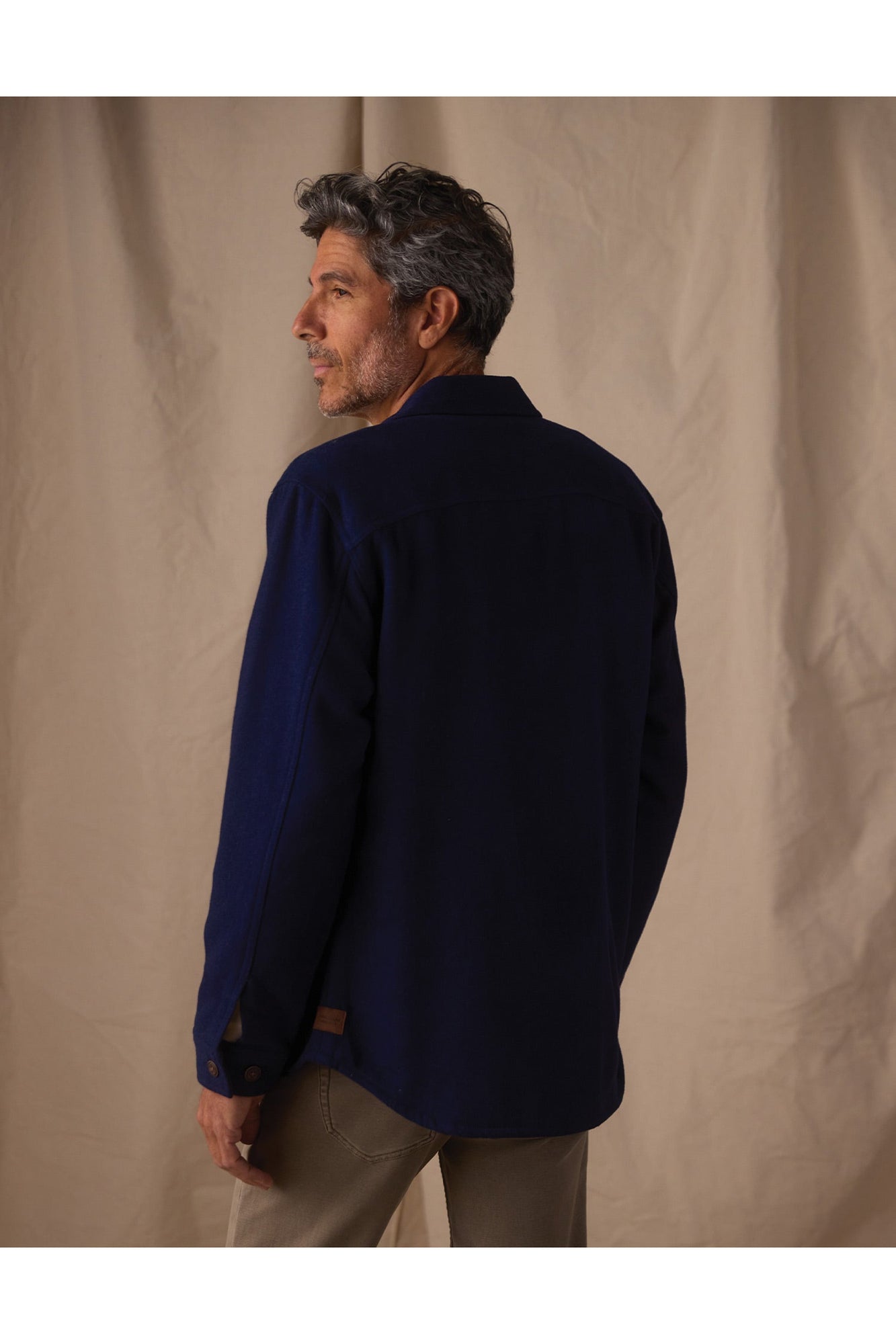 Men | Brightside Flannel Lined Workwear Jacket | Navy