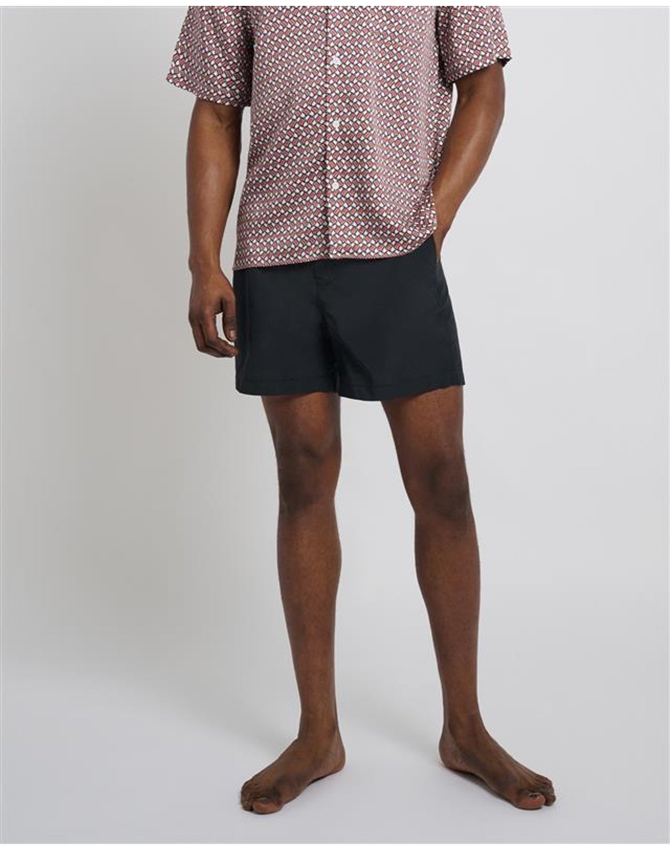 Men | Calder Buckle 5" Swim Trunk | Black