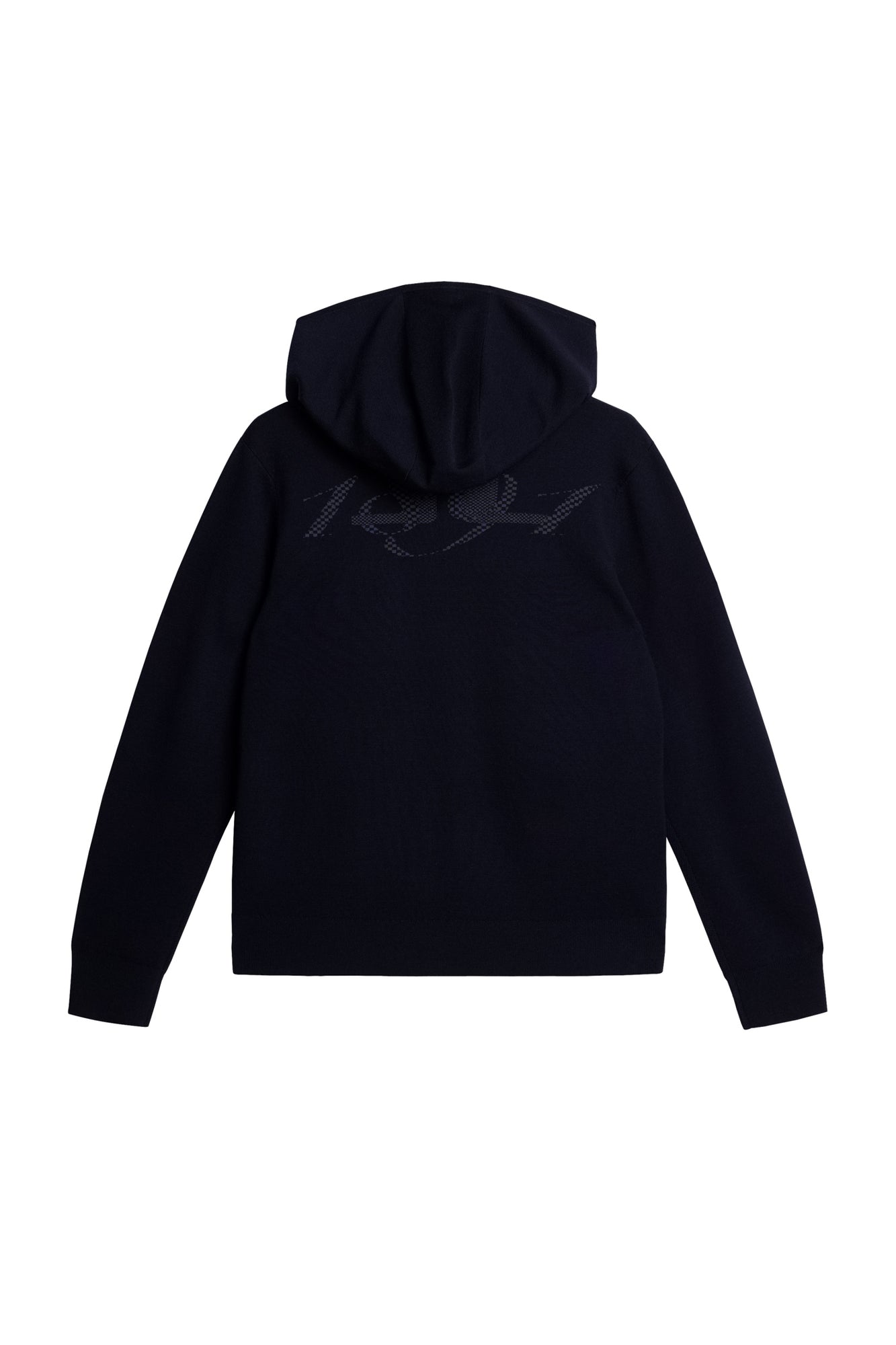 Men | Cameron Hooded Knit Full Zip | JL Navy