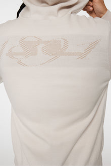 Men | Cameron Hooded Knit Full Zip | Moonbeam