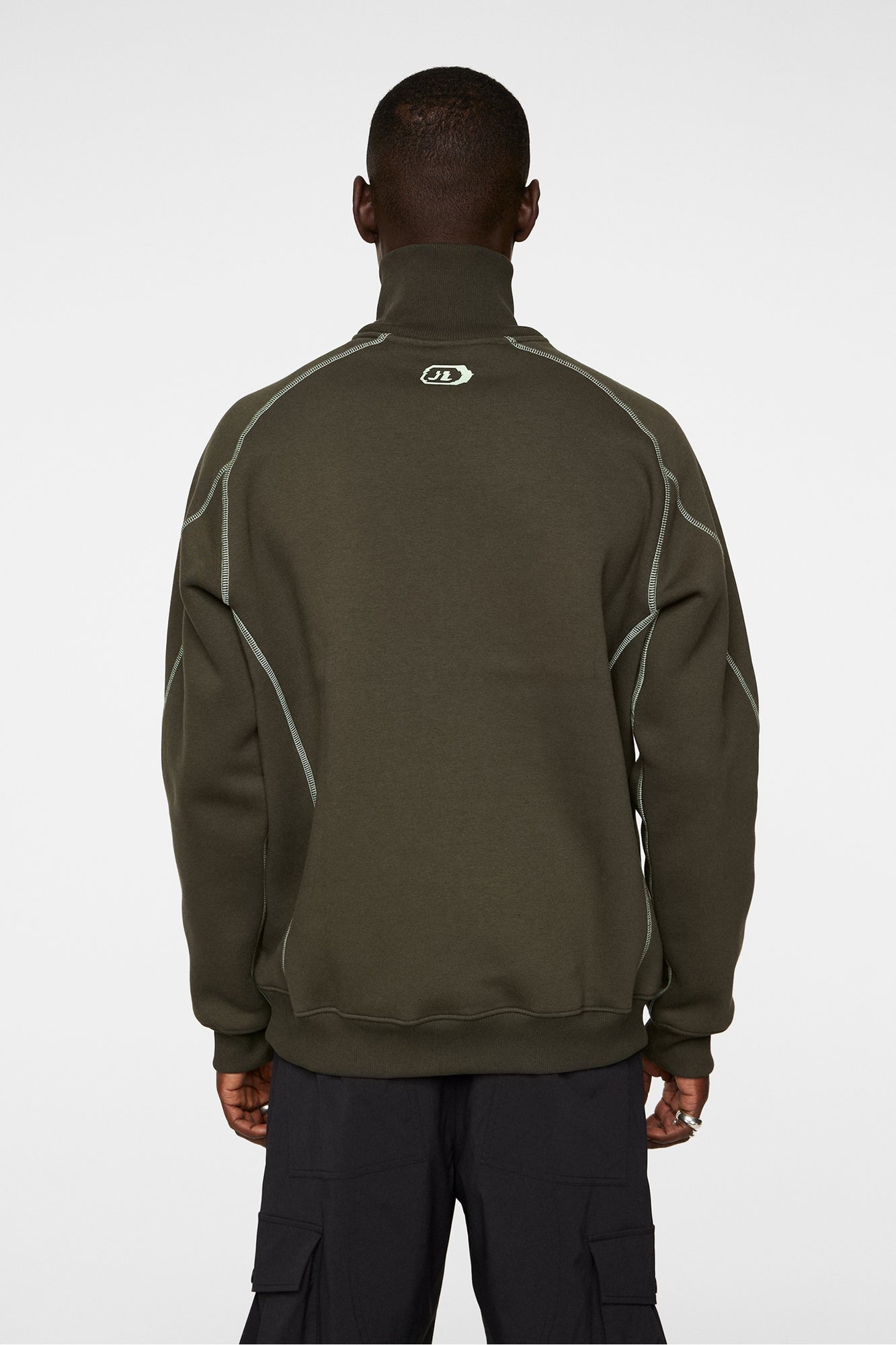 Men | Canter Quarter Zip Sweat | Forest Green
