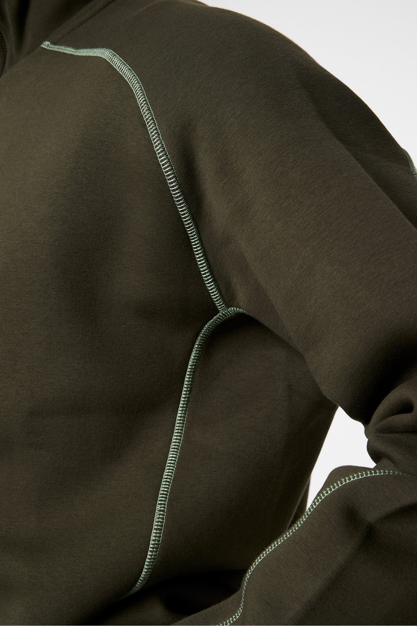 Men | Canter Quarter Zip Sweat | Forest Green