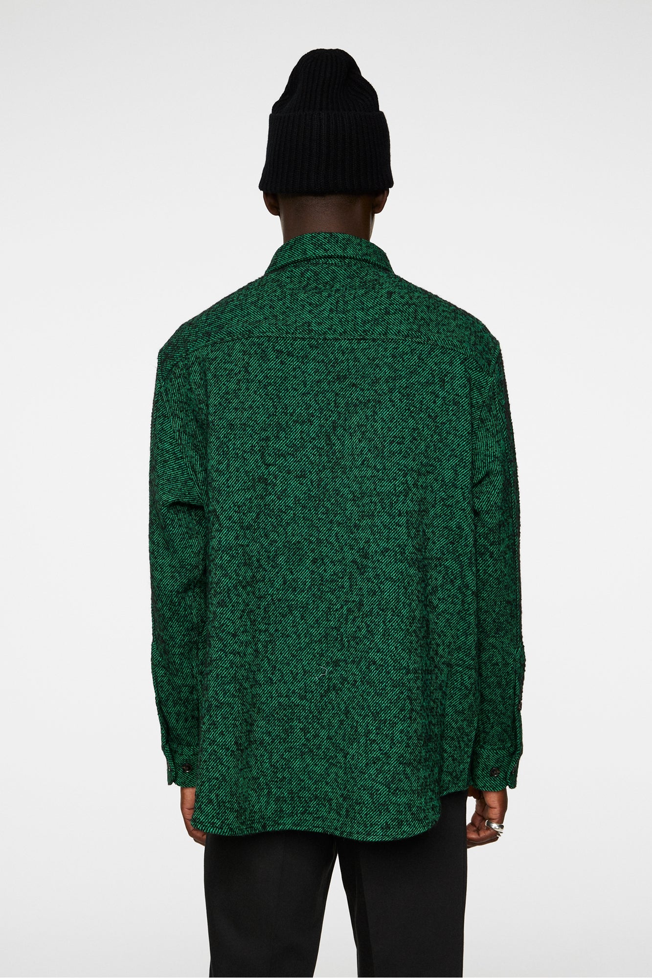 Men | Carter Wool Overshirt | Ultramarine Green