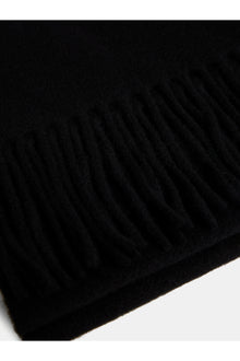 Men | Champ Solid Wool Scarf | Black (V2)