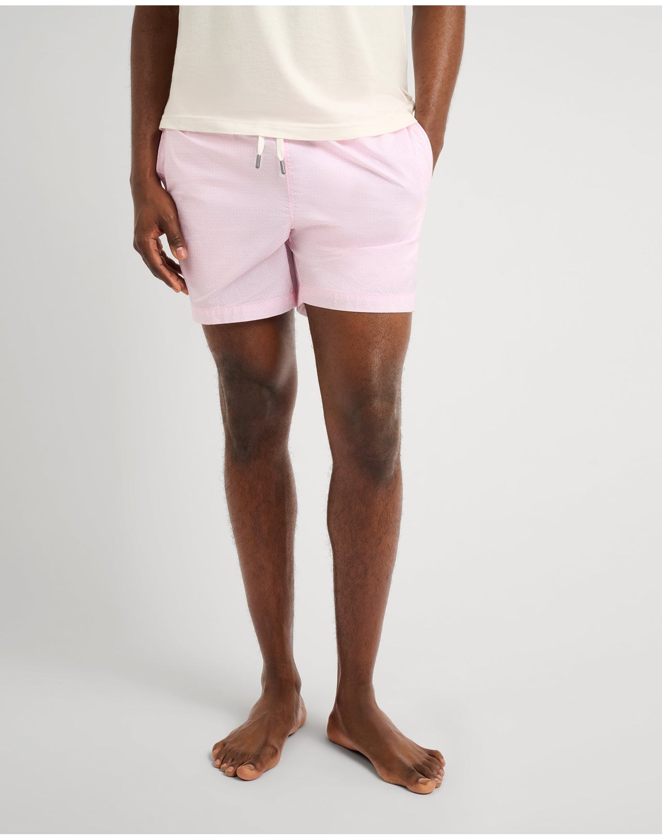 Men | Charles 5" Swim Trunk | Powder Pink