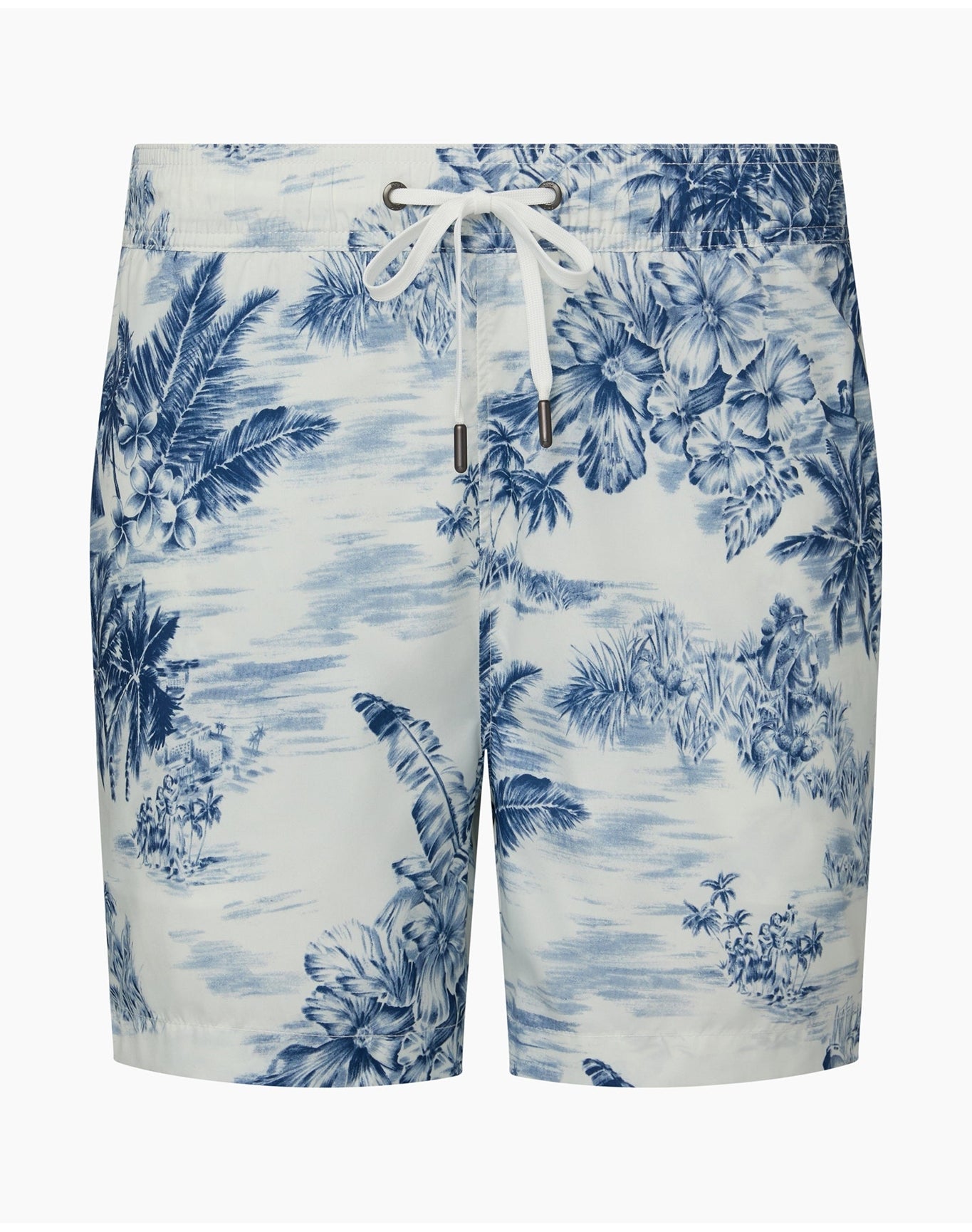 Men | Charles 5" Swim Trunk | White