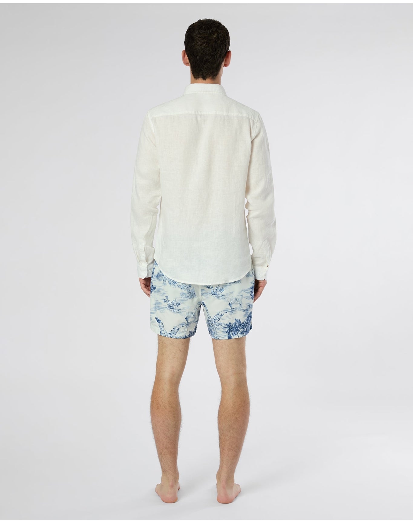 Men | Charles 5" Swim Trunk | White