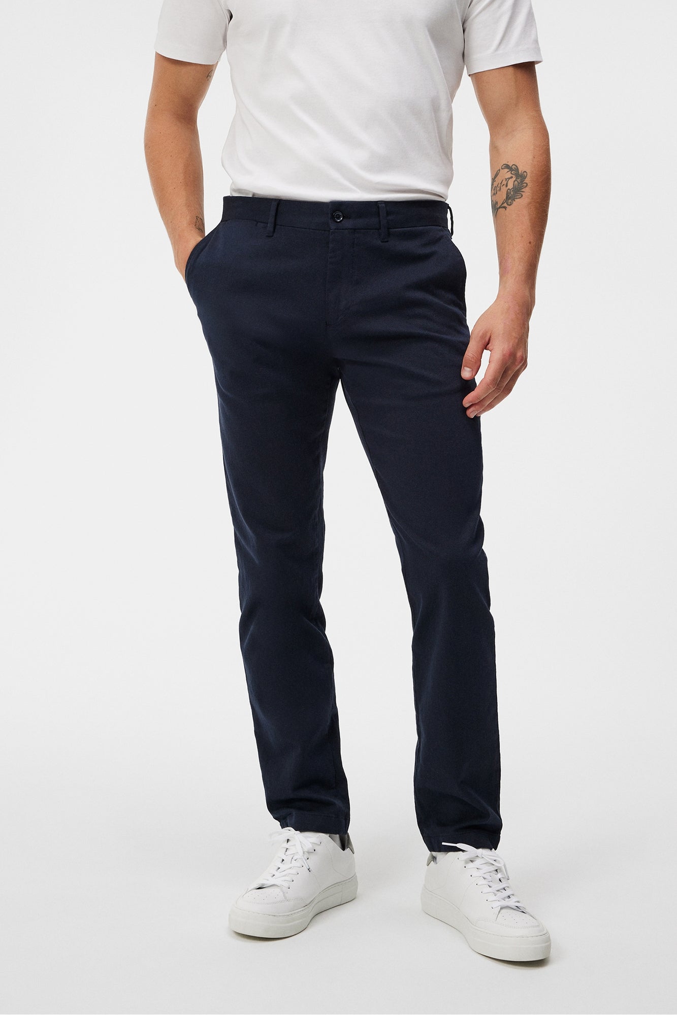 Men | Chaze Flannel Twill Pants | JL Navy
