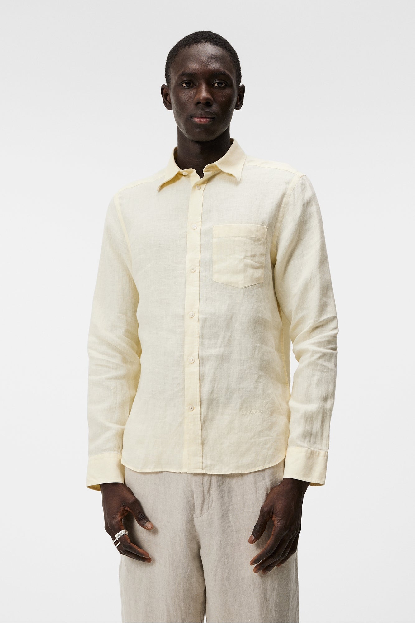 Men | Clean Linen Slishirt | Pear Sorbet