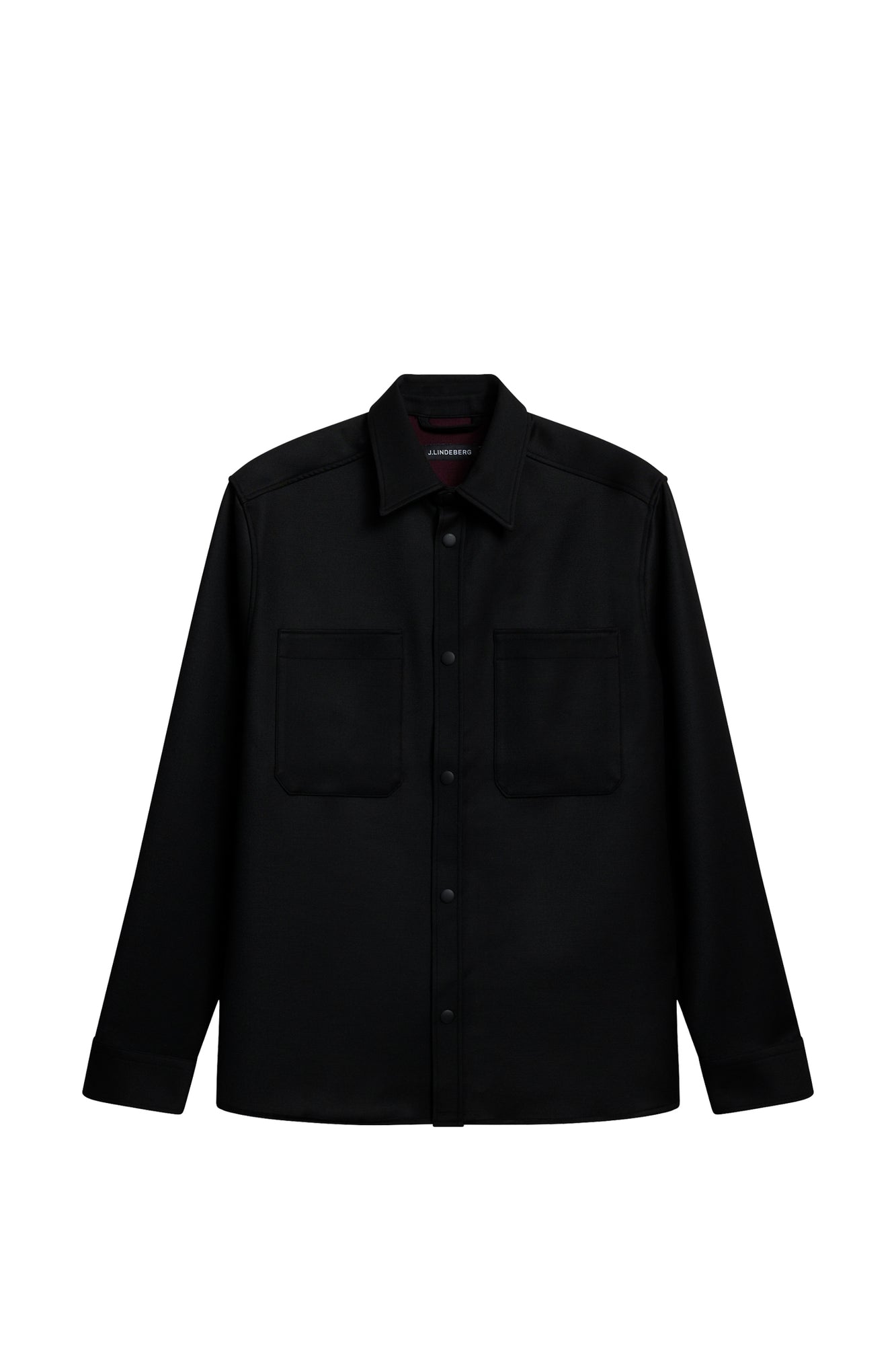 Men | Coen Double Face Overshirt | Black