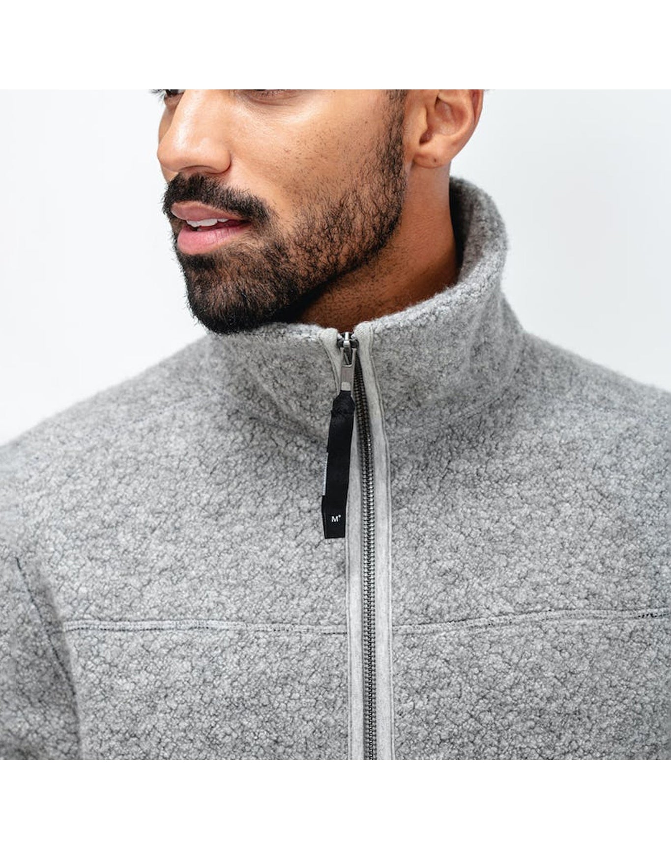 Men | Composite Merino EcoFleece Jacket | Grey Heather