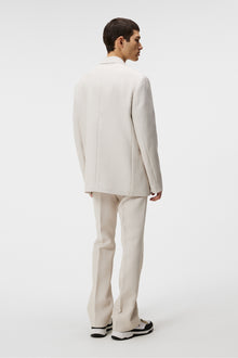 Men | David U Double Weave Blazer | Moonbeam