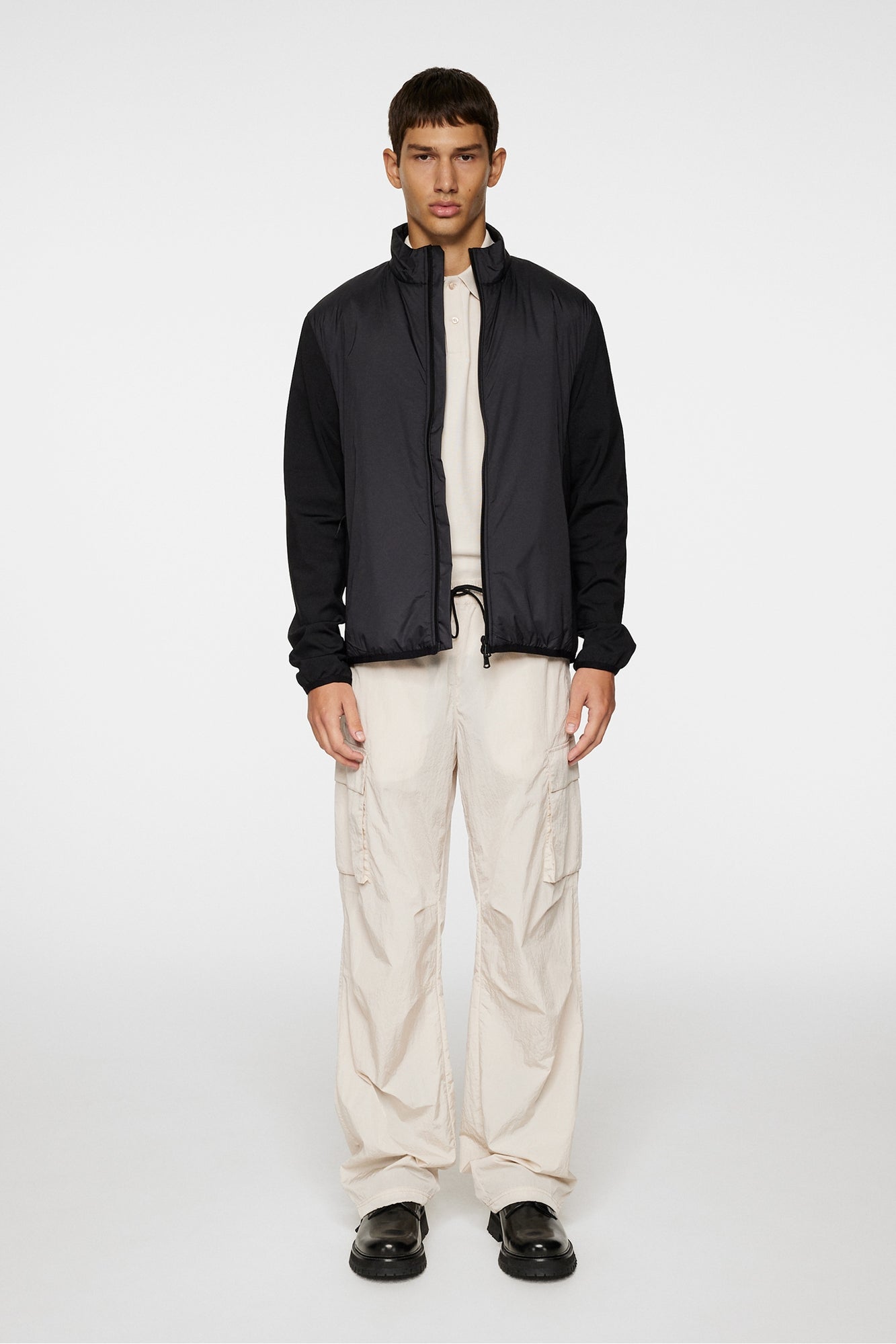 Men | Davida Hybrid Jacket | Black