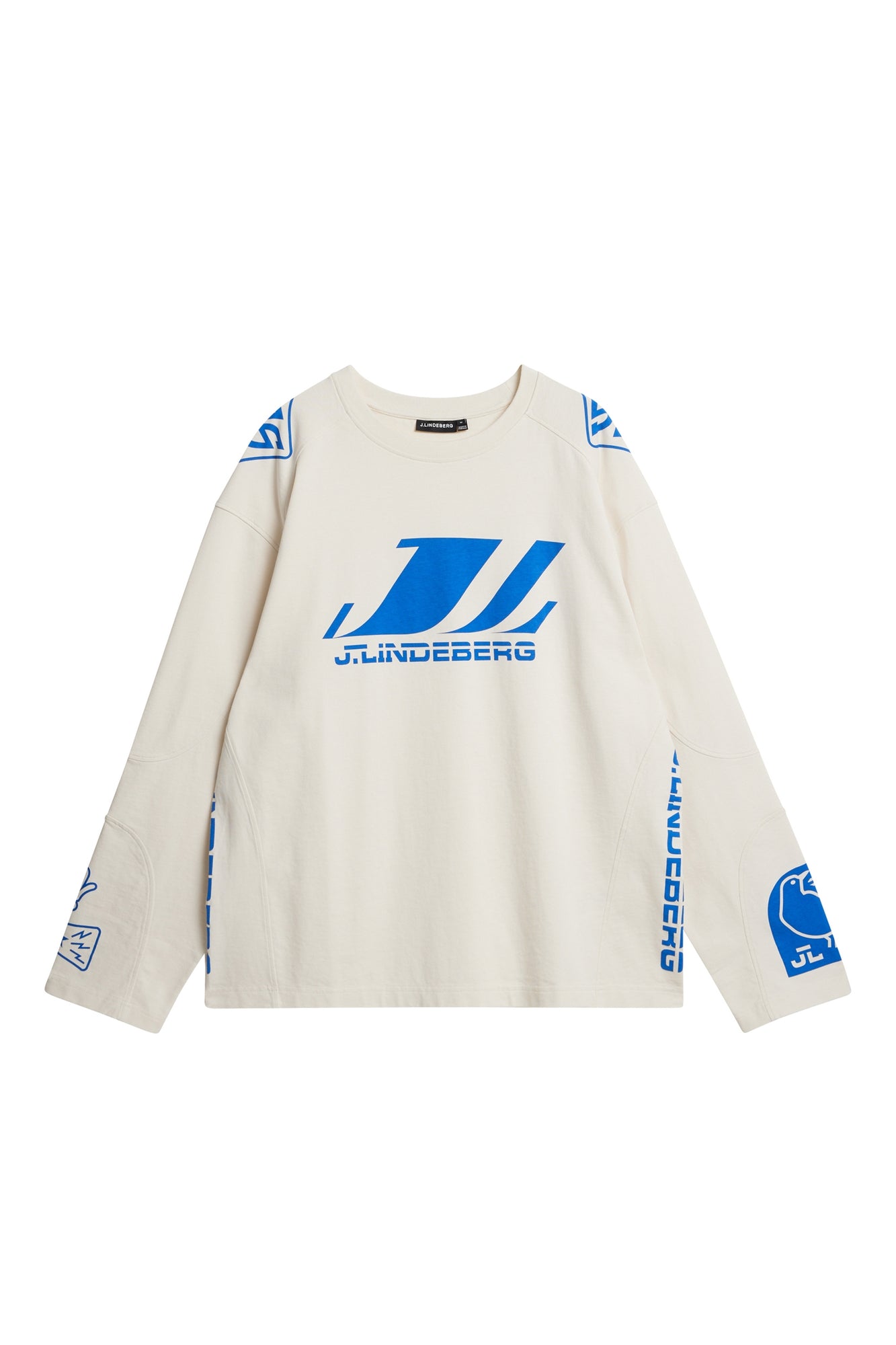 Men | Derk Longsleeve Moto Tee | Cloud White