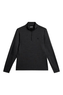 Men | Destry Zip Mid Layer | Black Melange